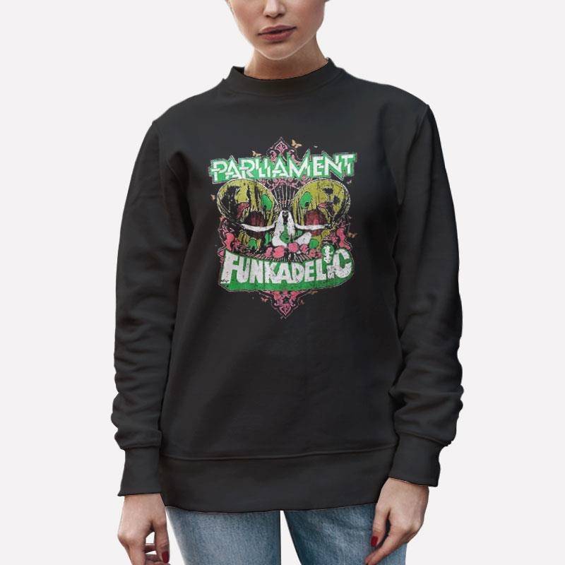 Unisex Sweatshirt Black Retro Vintage Parliament Funkadelic T Shirt