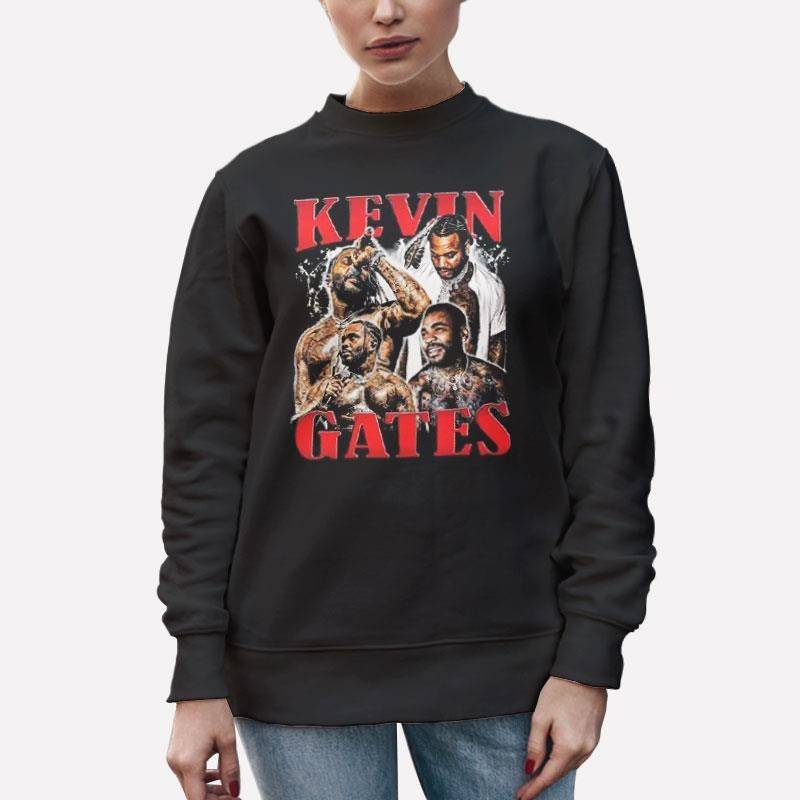 Unisex Sweatshirt Black Vintage Kevin Gates Castro Shirt