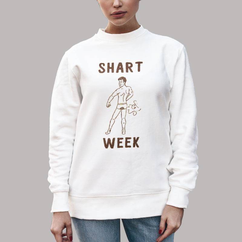 Unisex Sweatshirt White Funny Shart Week Fart Poop Shirt