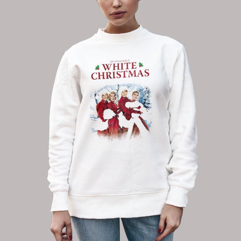 Unisex Sweatshirt White Vintage Bing Crosby White Christmas Shirt