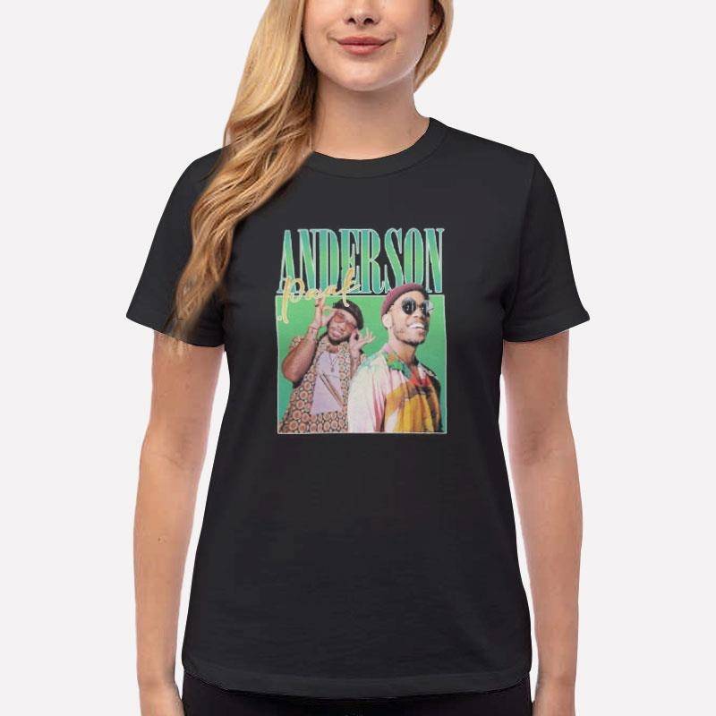 Women T Shirt Black Vintage Inspired Anderson Paak T Shirt