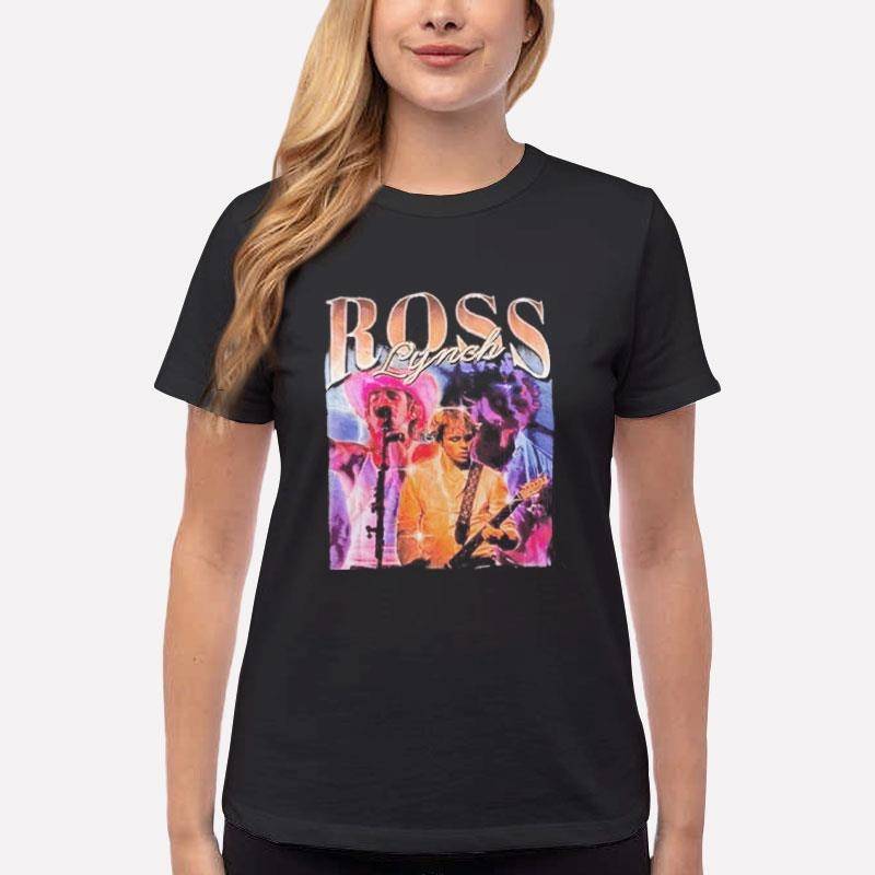 Women T Shirt Black Vintage Inspired Ross Lynch Shirt