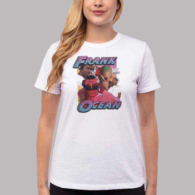 Women T Shirt White Retro Vintage Frank Ocean Blond T Shirt