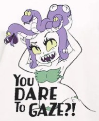 Cuphead Medusa Cuphead Cala Maria Medusa You Dare To Gaze Shirt