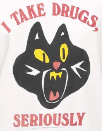 Funny Cat I Take Drugs Seriously Shirt