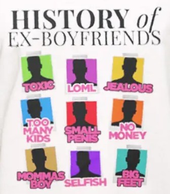 History Museum Of Ex Boyfriends T Shirt