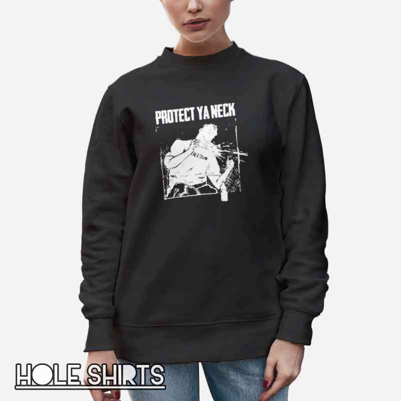 Vtg Freedom Protect Ya Neck Charlie Kirk Shirt Unisex Sweatshirt Black