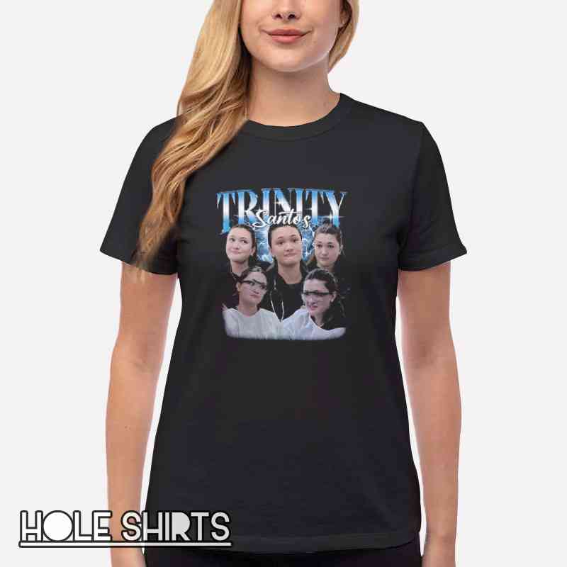 Inspired Graphic Photos Trinity Santos Shirt Women T Shirt Black