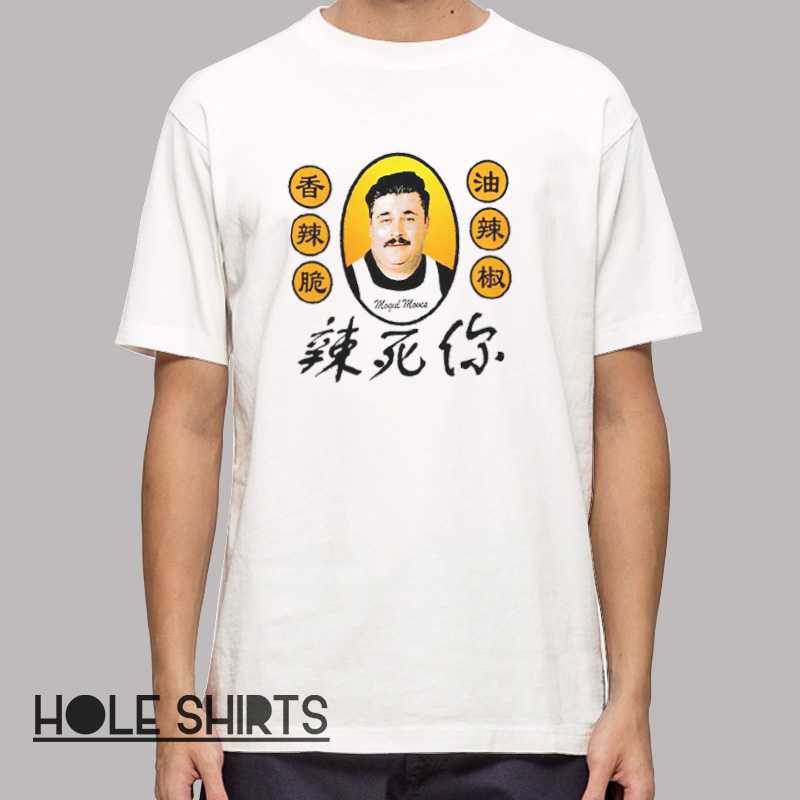 Inspired Mogul Moves Ludwig Chili Oil Shirt with spicy food meme graphic design, internet streamer humor tee, chili oil parody t-shirt, gaming culture apparel, viral meme shirt