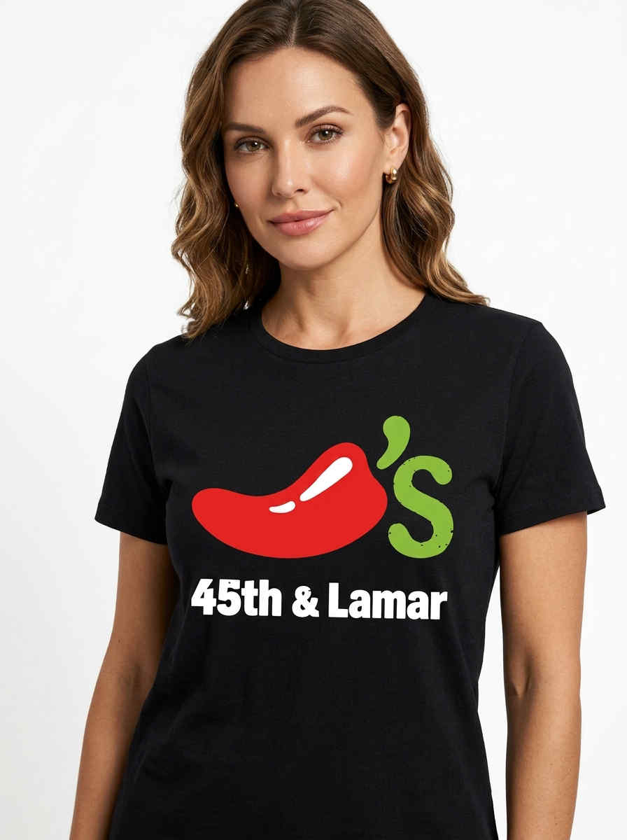 The 45th And Lamar Local Legend T Shirt Honors The Famous Austin Texas Chili