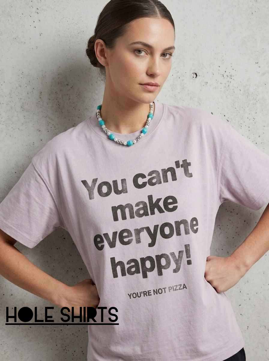 Vintage You're Not Pizza Funny Quote Tee